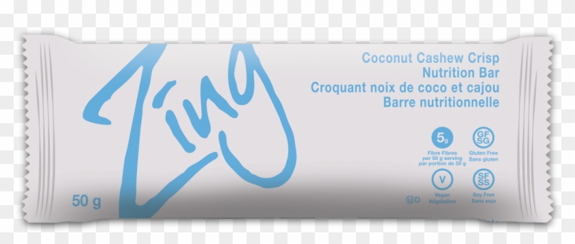 Coconut Cashew Crisp, Png - Zing Bars Clipart