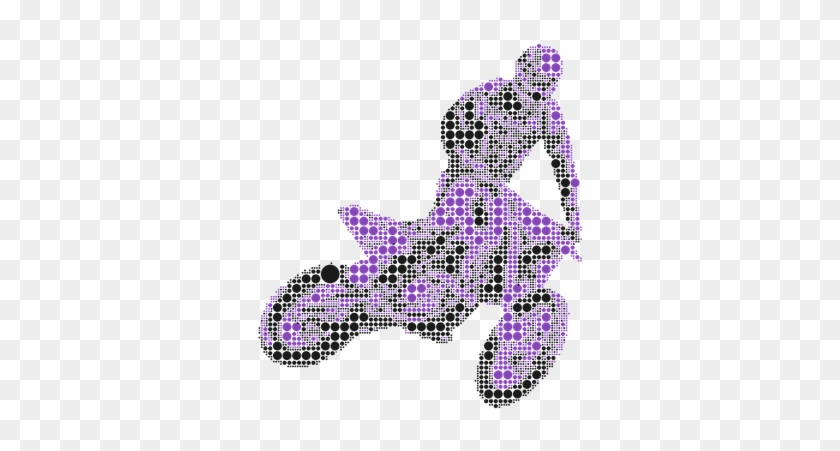 Pictogram Icon Symbol Motorcycle Motorcyclist - Graphic Design Clipart #5809176