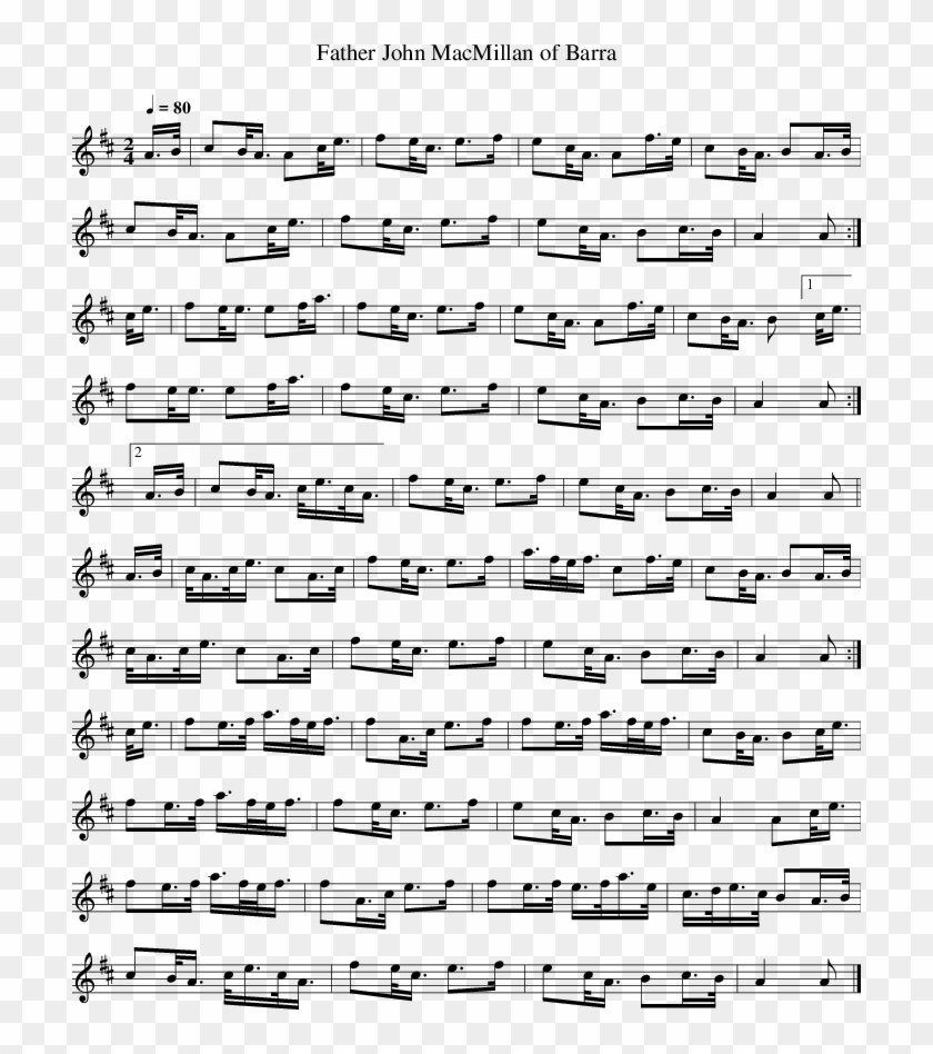 Listen To Father John Macmillan Of Barra - Father John Macmillan Of Barra Sheet Music Clipart