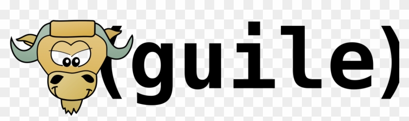 Gnu Guile Logo - Black-and-white Clipart #5809783