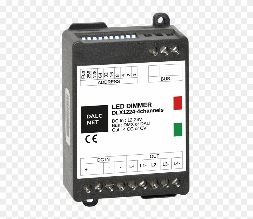 Dlx1224 Bus Family - Multi Channel Dimmer Clipart