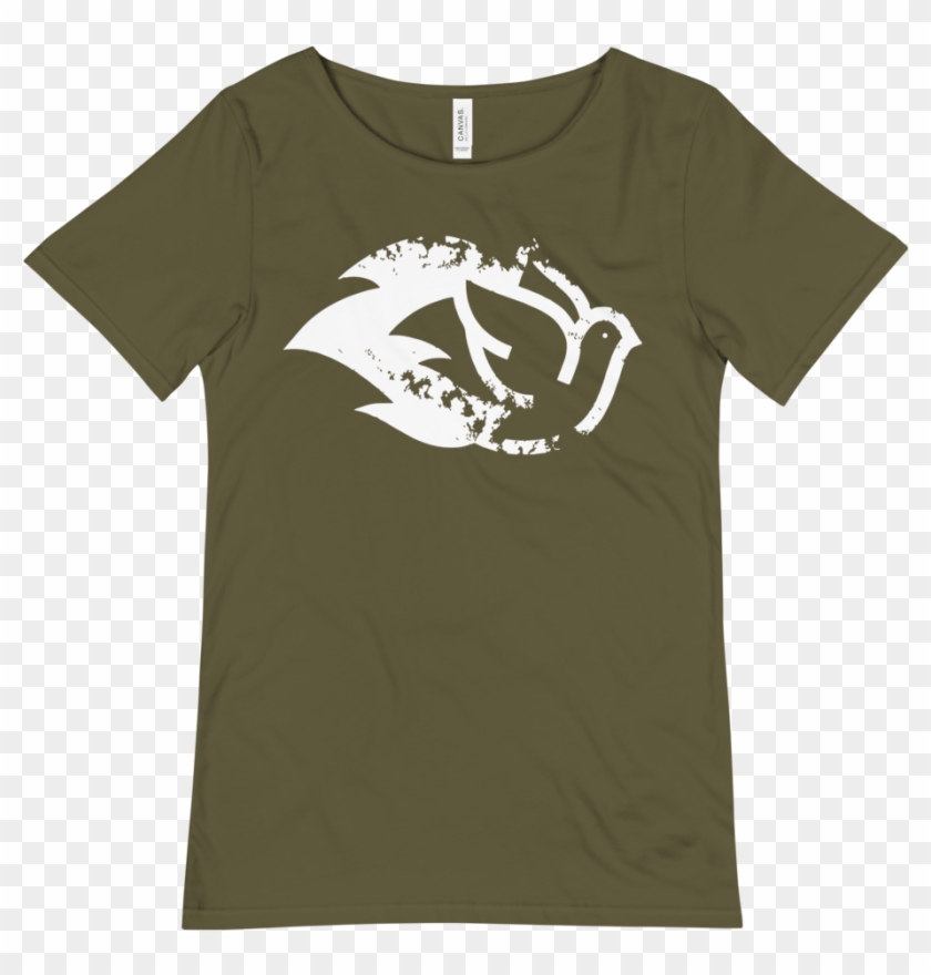 Dove Logo Crewneck - Bellacanvas Men's Triblend Raw Neck Tee Clipart