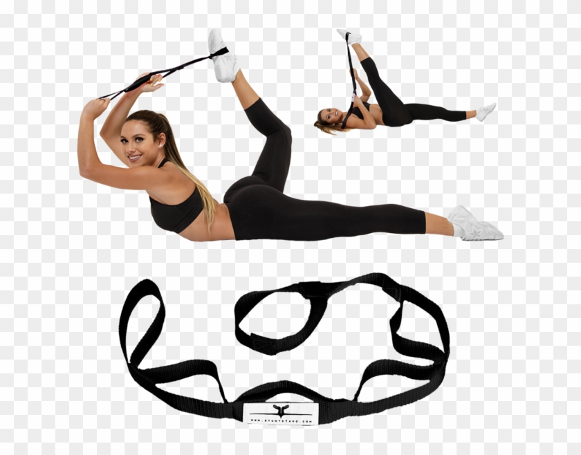 Cheerleading Stunt Stand Balance & Flexibility Stretching - Stretches For Needle Cheerleading 30 Day Challenge Clipart