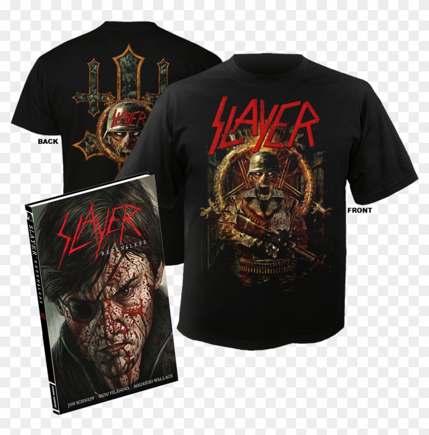 Slayer Repentless Hardcover Comic T-shirt Bundle 2xl - Slayer Repentless Comic Hardcover Clipart
