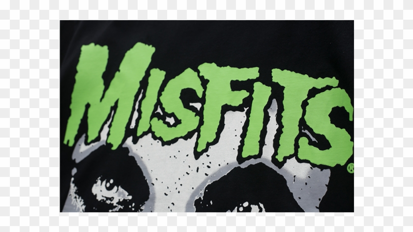Misfits Skull T-shirt - Poster Clipart #5810991
