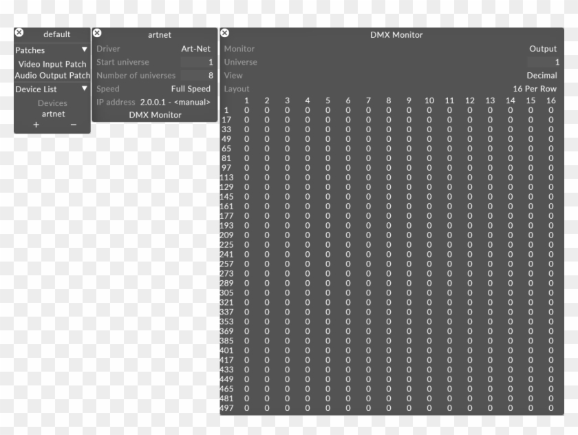 Dmx Monitor Is Used To Prove Dmx Input And Output, - Caminho De Mesa De Croche Clipart #5811132