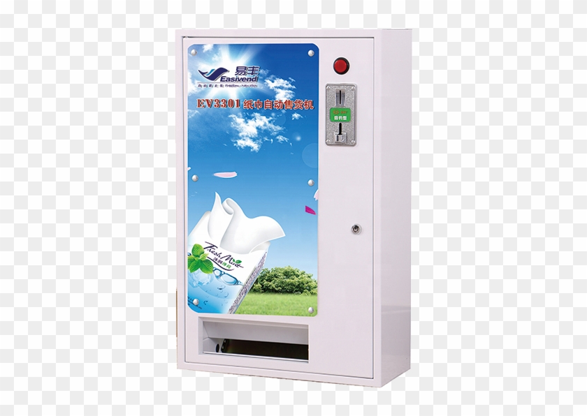 Battery Powered Tissue/wet Wipes Vending Machine - Banner Clipart