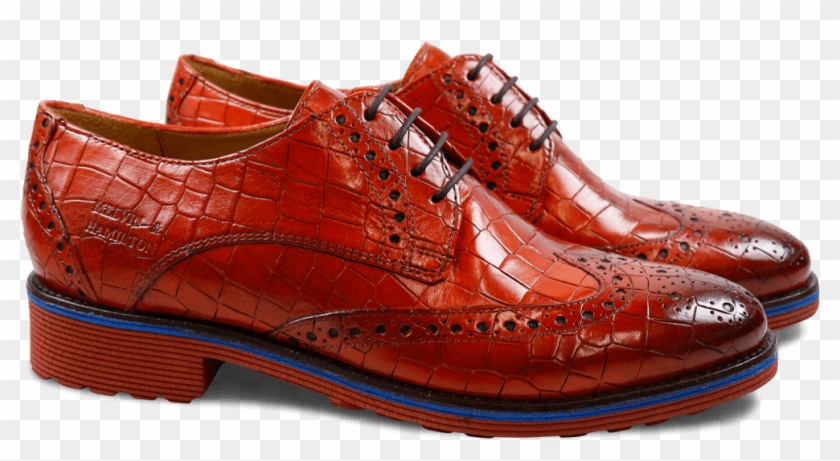 Derby Shoes Amelie 3 Crock Orange Rook D Red Eva Blue - Melvin & Hamilton Roberta 2 Clipart #5811642
