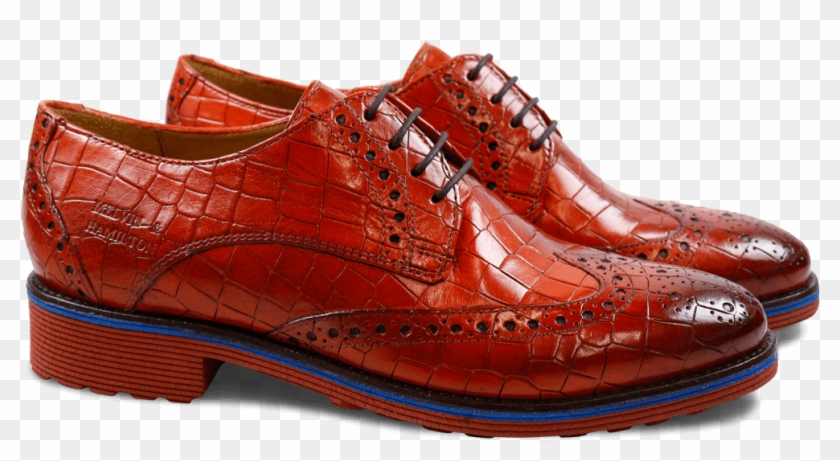 Derby Shoes Amelie 3 Crock Orange Rook D Red Eva Blue - Melvin & Hamilton Roberta 2 Clipart