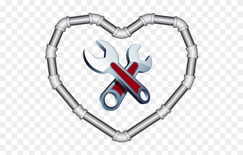 Plumber Plumbing Tools Pipefitter Steamfitters Pipe - Plumbing Valentines Day Clipart