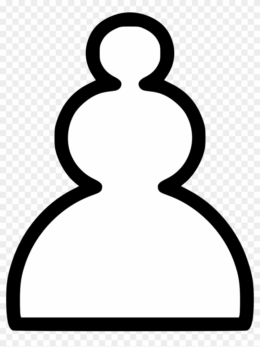 Chess Rook Meeple White Game Png Image - Chess Pawn Symbol Clipart #5811682