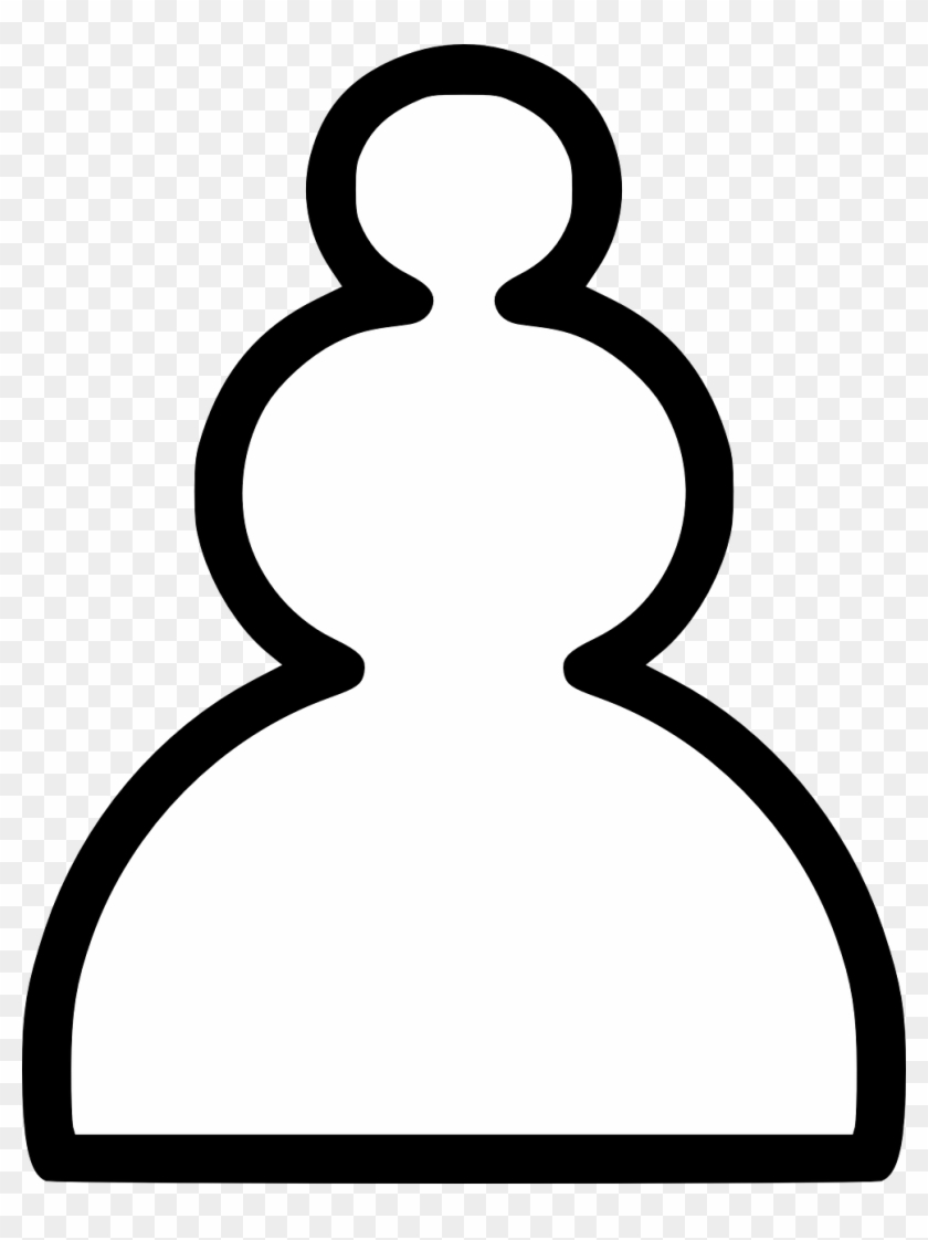 Chess Rook Meeple White Game Png Image - Chess Pawn Symbol Clipart