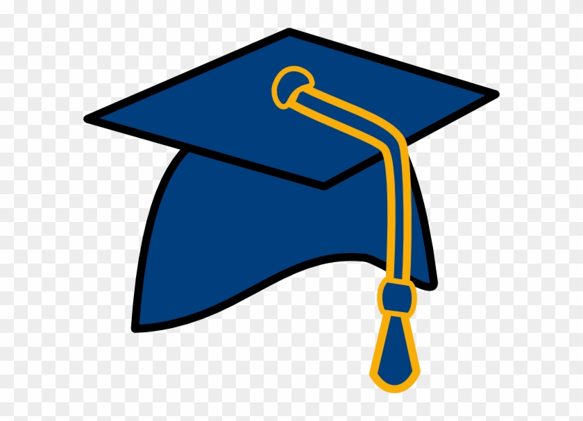 Blue Grad Svg Clip Arts 600 X 527 Px - Graduation Cap Clipart Transparent - Png Download