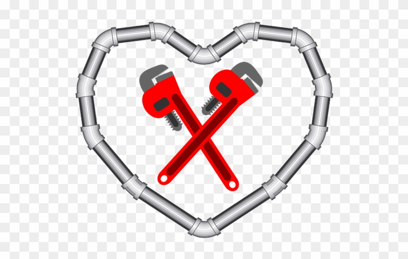 Plumber Plumbing Tools Pipefitter Steamfitters Pipe - Plumbing Valentines Day Clipart