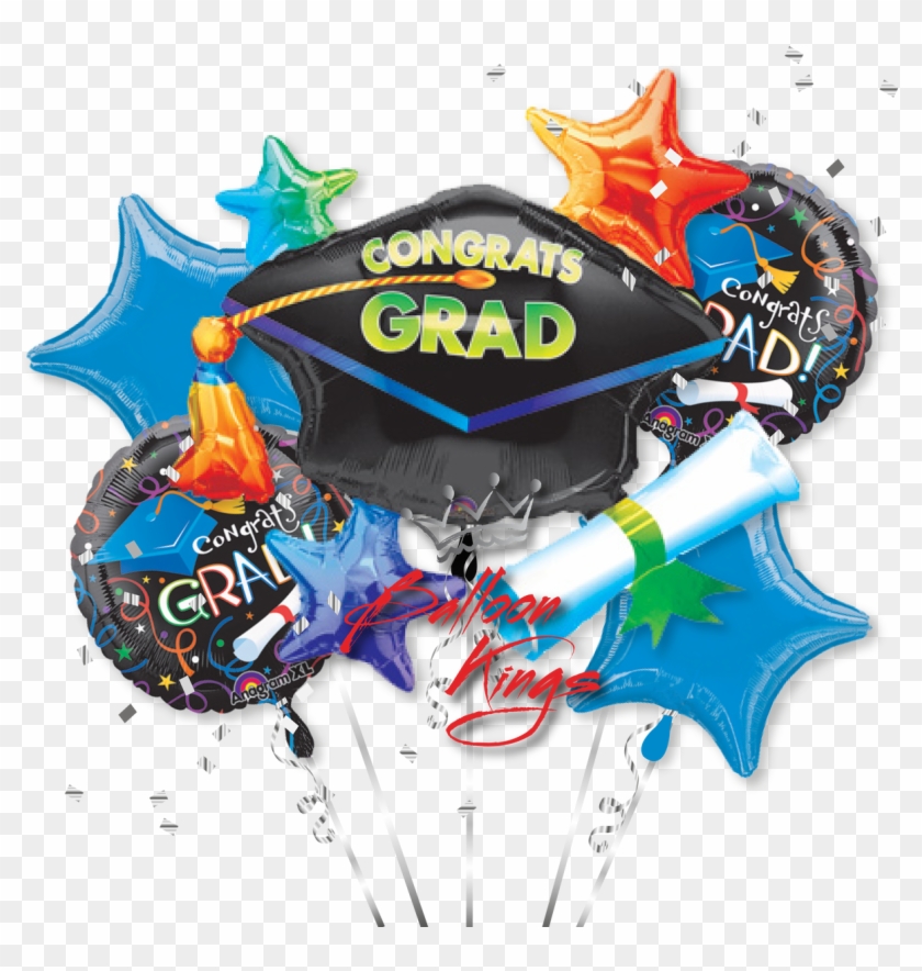 Congrats Grad Bouquet - Congrats Grad Clipart #5812393