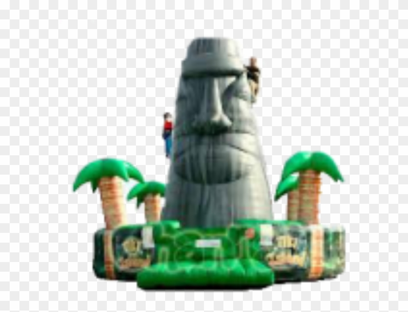 Tiki Island Rock Wall - Inflatable Clipart #5812396