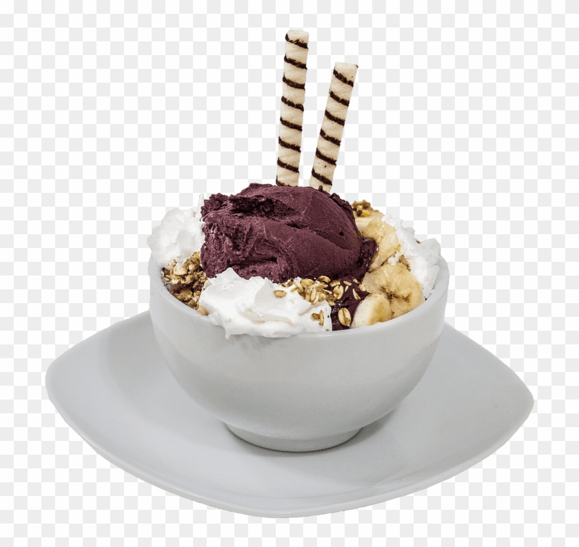 Tigela De Acai Png - Açai Com Sorvete Png Clipart #5812686