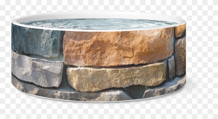Rock Wall Pet Bowl - Coffee Table Clipart