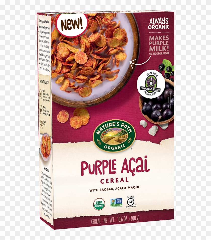 Nature's Path Purple Acai Cereal Clipart