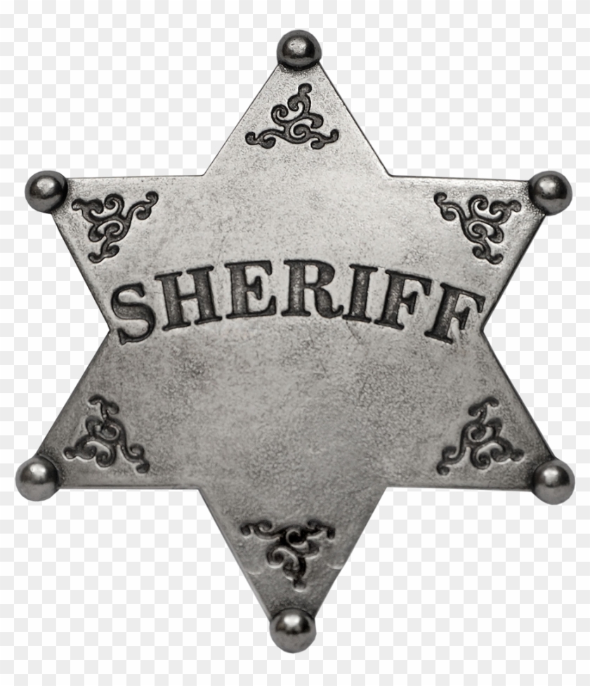 Sheriff Star Badge - Sheriff Badge Transparent Clipart