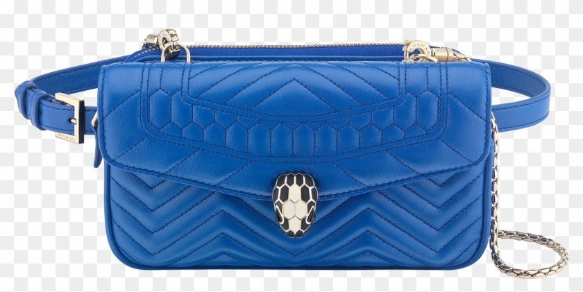 Belt Bag Serpenti Forever In Cobalt Tourmaline Quilted - Bulgari Belt Bag Clipart