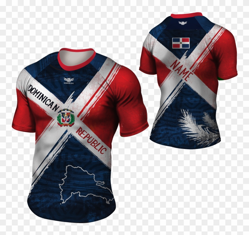Team Dominican Republic 2018 Mens Ocr Jersey - Model Jersey Army Clipart #5814023