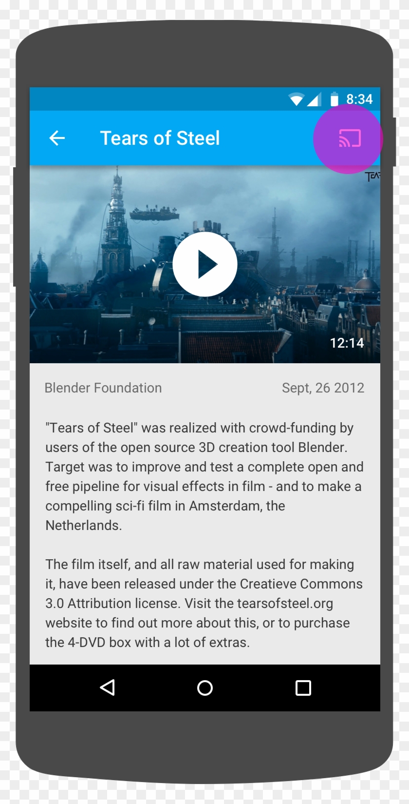 Tap The Cast Button - Iphone Clipart