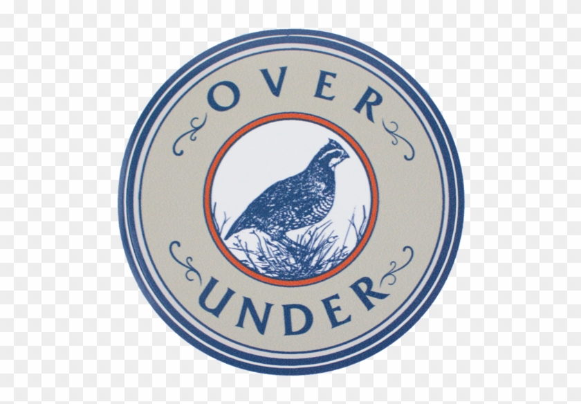 Quail Shoot Sticker - Over Under Clothing Logo Clipart