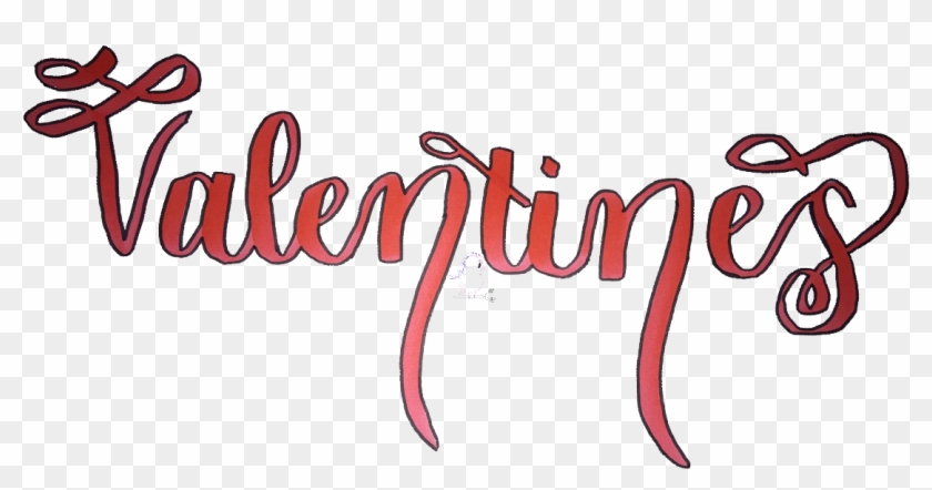Happy Valentines Day Visit Craftyjbird - Calligraphy Clipart #5815869