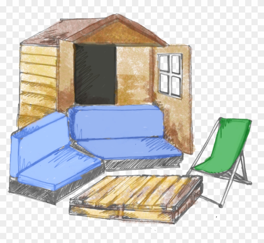 Spaces - Outdoor Sofa Clipart