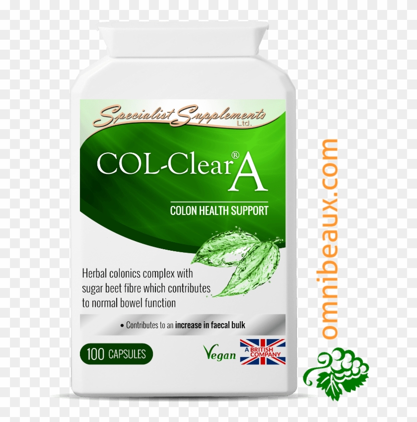 Col Clear A Colon Capsules - Specialist Supplements Clipart