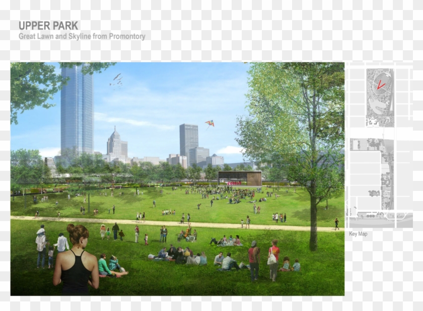 The Lawn Seating Can Hold 10,000 People Seated - Oklahoma City Scissortail Park Clipart