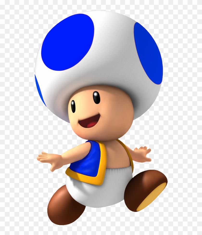 Blue Toad Png - Toad Mario Clipart #5816674