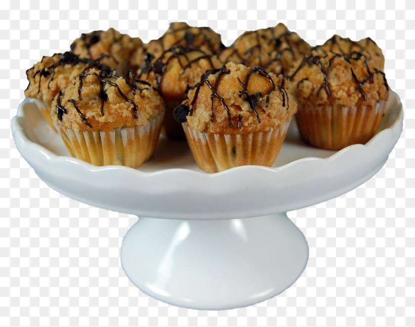 Choc Chip Mini Crumb Cakes Platter - Cupcake Clipart