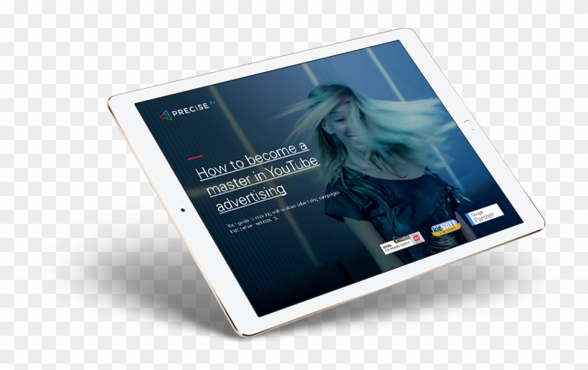 How To Become A Master In Youtube Advertising - Tablet Computer Clipart