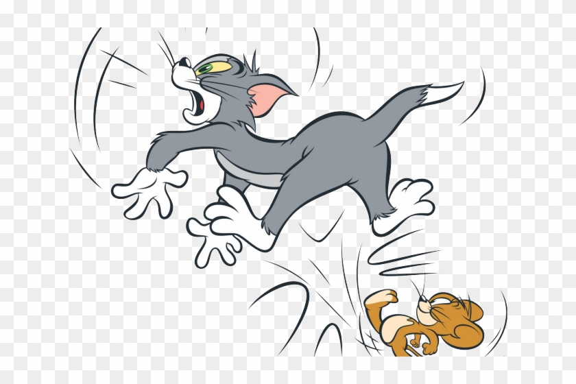 Tom And Jerry Png - Tom And Jerry Fight Cartoon Clipart