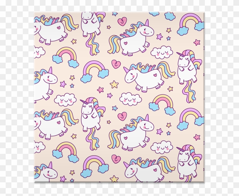 Azulejo Unicórnios De Sereiartena - Unicorn Fabric By The Yd Clipart #5818473