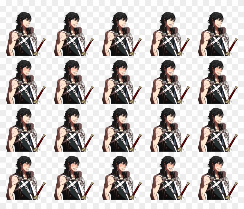 Chrom With Dark Hair - Recorder Clipart