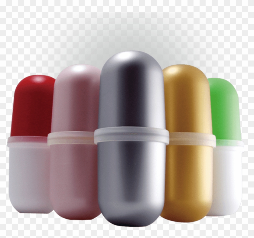 Buder Colorful Capsule Shaped Case - Pill Clipart