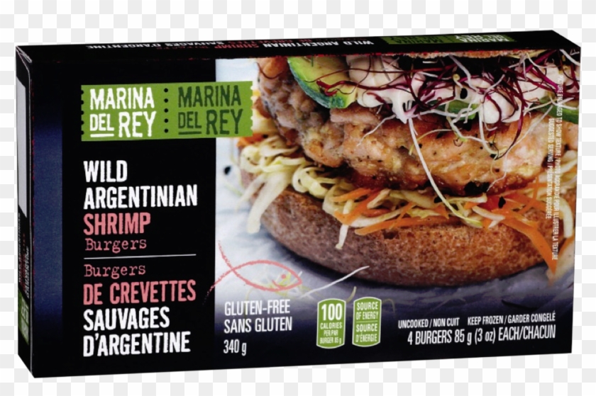 Wild Caught Shrimp Burgers Clipart #5819325