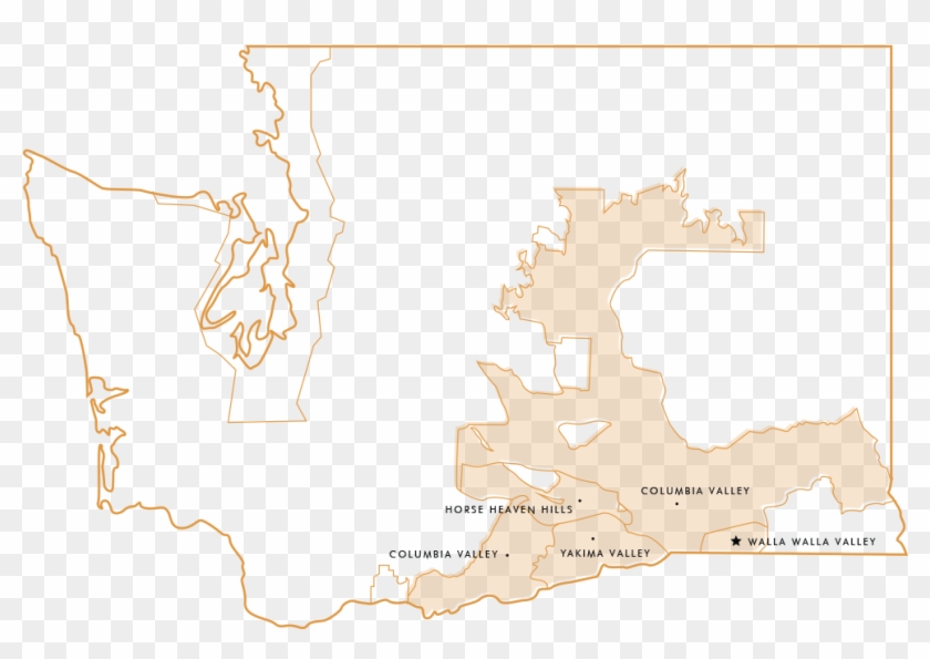 Located In The Northeastern Corner Of The Walla Walla - Map Clipart