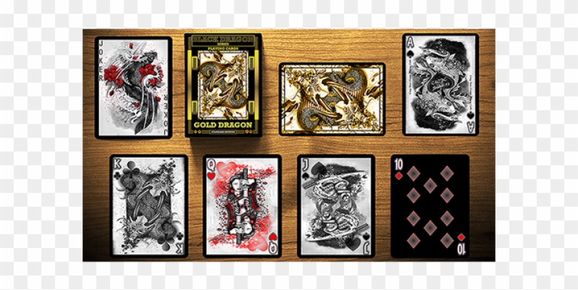 Mazzo Di Carte Gold Dragon Playing Cards By Craig Maidment - Vernissage Clipart #5819724