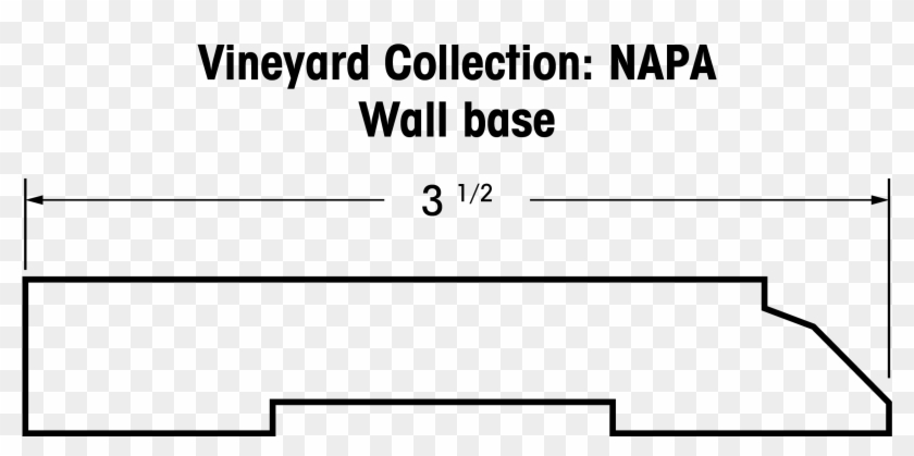5/8" Wall Base Moldings For The Vineyard Collection - Pennzoil-quaker State Clipart #5819881
