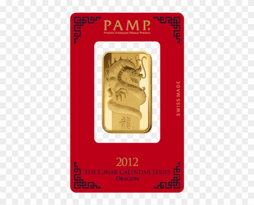 1 Oz Pamp Gold Dragon Obv - Gold Pamp Lunar Dragon Clipart #5819886