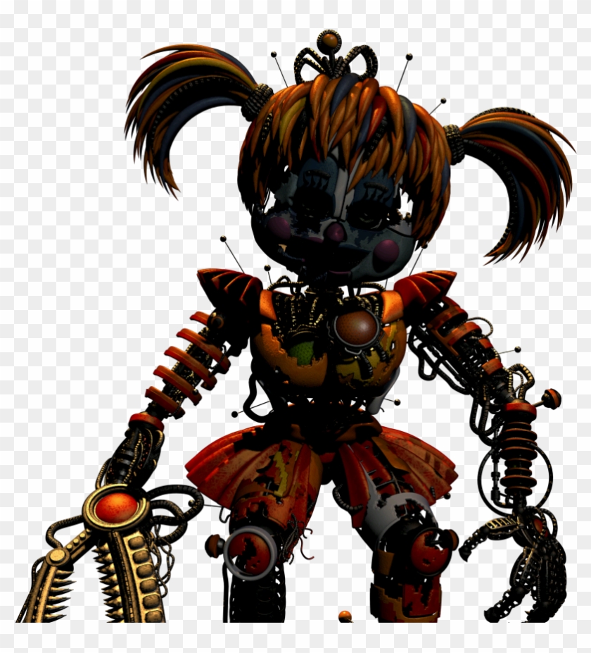 Scrap Baby - Fnaf Fixed Scrap Baby Clipart
