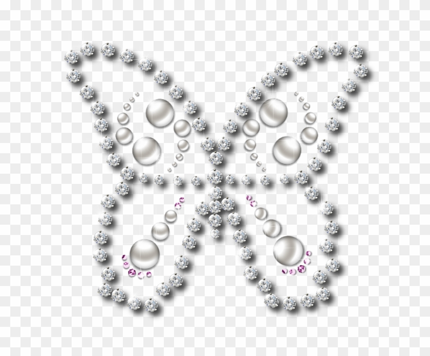 Clipart Scrap Butterfly Photo Z1 Zps9aad0c4a - Mariposa De Perlas Png Transparent Png