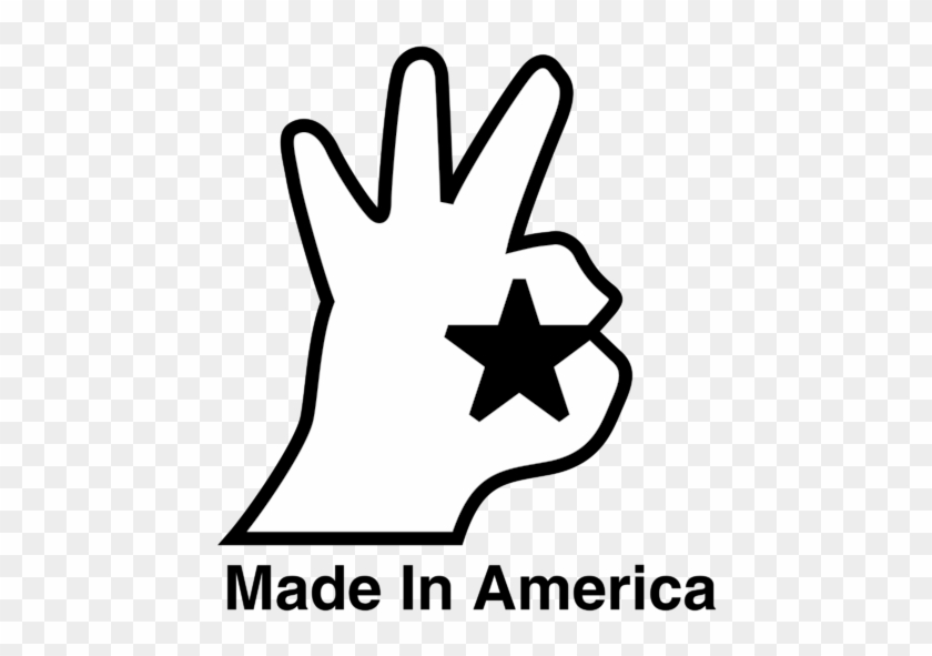 Made In America Hand Logo Clipart