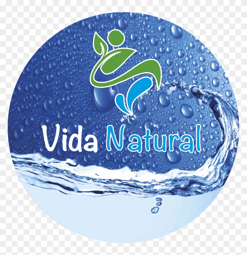 Agua Vida Natural - Label Clipart