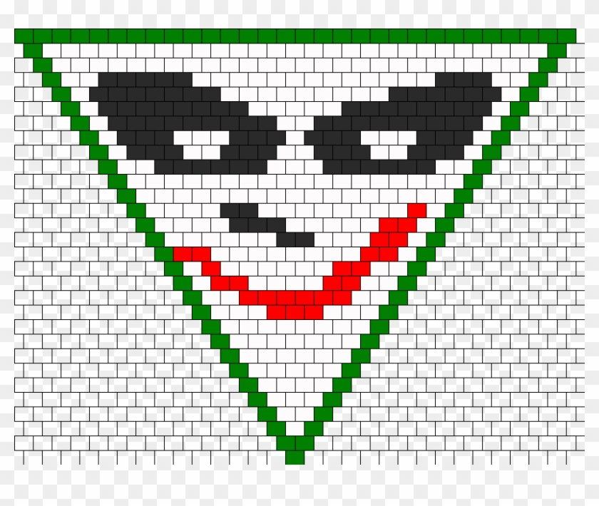 Batman Joker Bandana Bead Pattern - Joker Clipart
