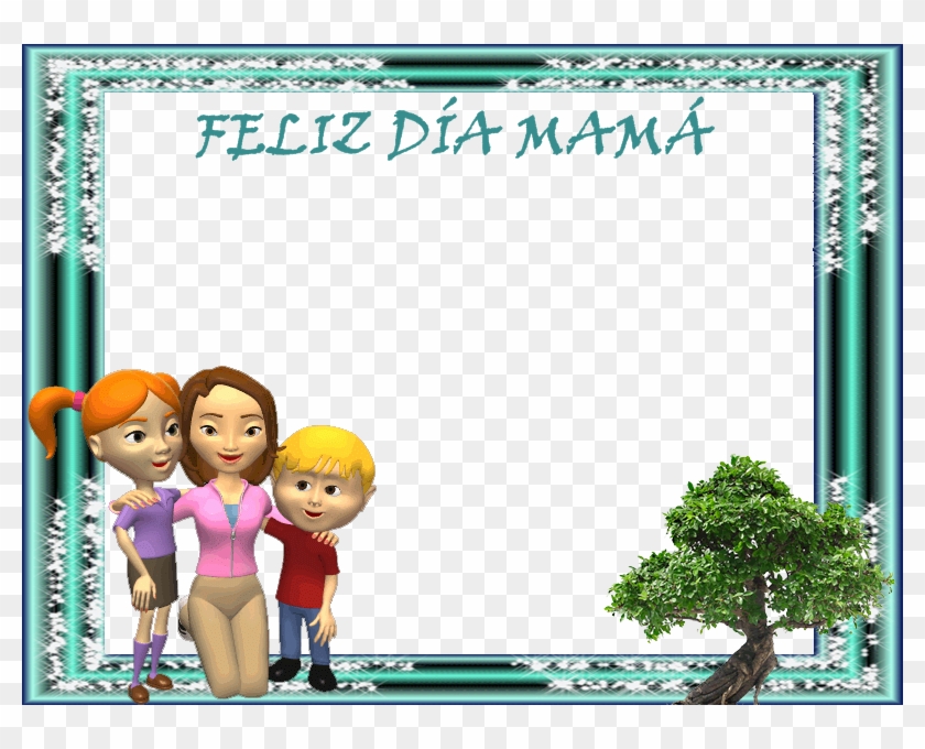 Marcos Para Fotos Dia De Las Madres - Cartoon Clipart #5820859